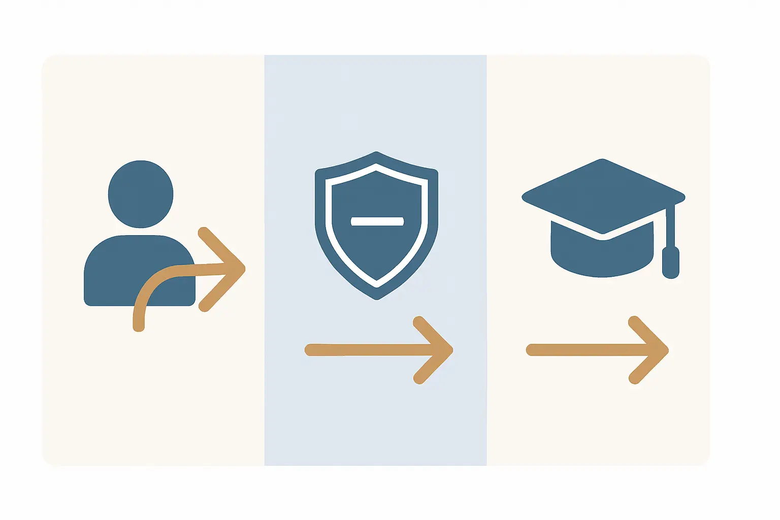 Schéma comparatif des conventions de pronom selon la discipline : sciences humaines, sciences exactes et rapport de stage