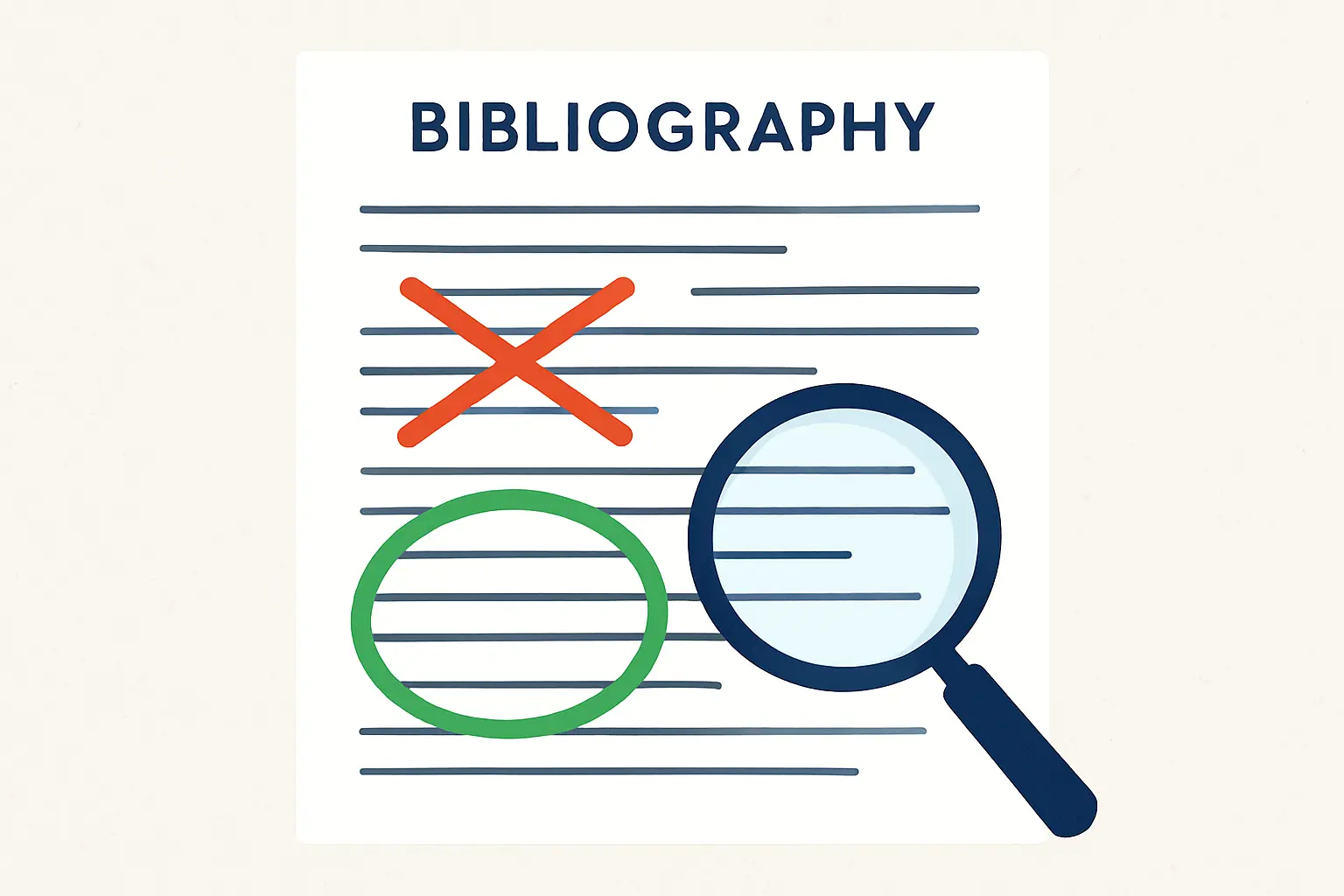 Illustration d'une liste bibliographique APA montrant que seule la source secondaire consultée figure en références, la source primaire étant exclue