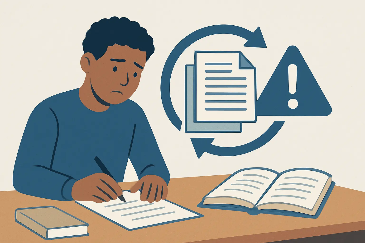 L'auto-plagiat dans les mémoires universitaires : trois situations à risque — réutilisation du mémoire de licence, du rapport de stage et des exposés de cours sans attribution — et la solution de la citation de ses propres travaux antérieurs