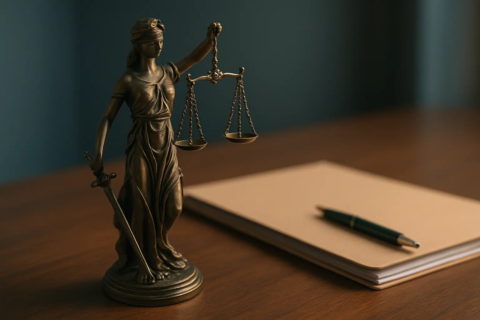 Balance de la justice symbolisant une procédure disciplinaire universitaire équitable