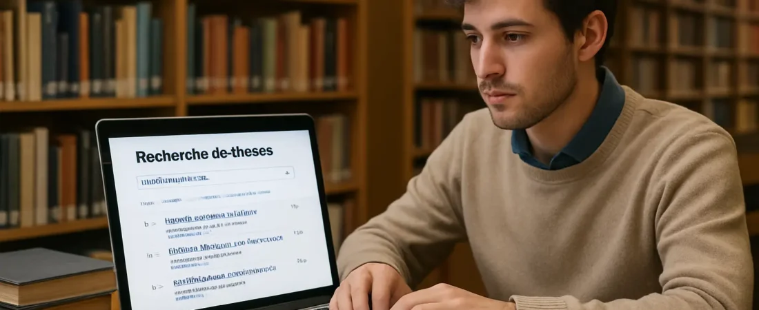 theses.fr en 2026 : comment chercher et consulter une thèse française