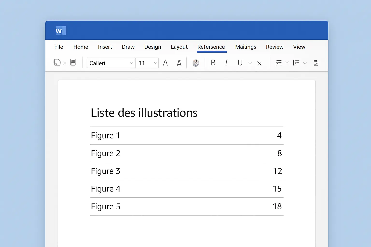 Comment Créer une Liste des Tableaux et des Figures Automatique sur Word en 2026 (Tutoriel)