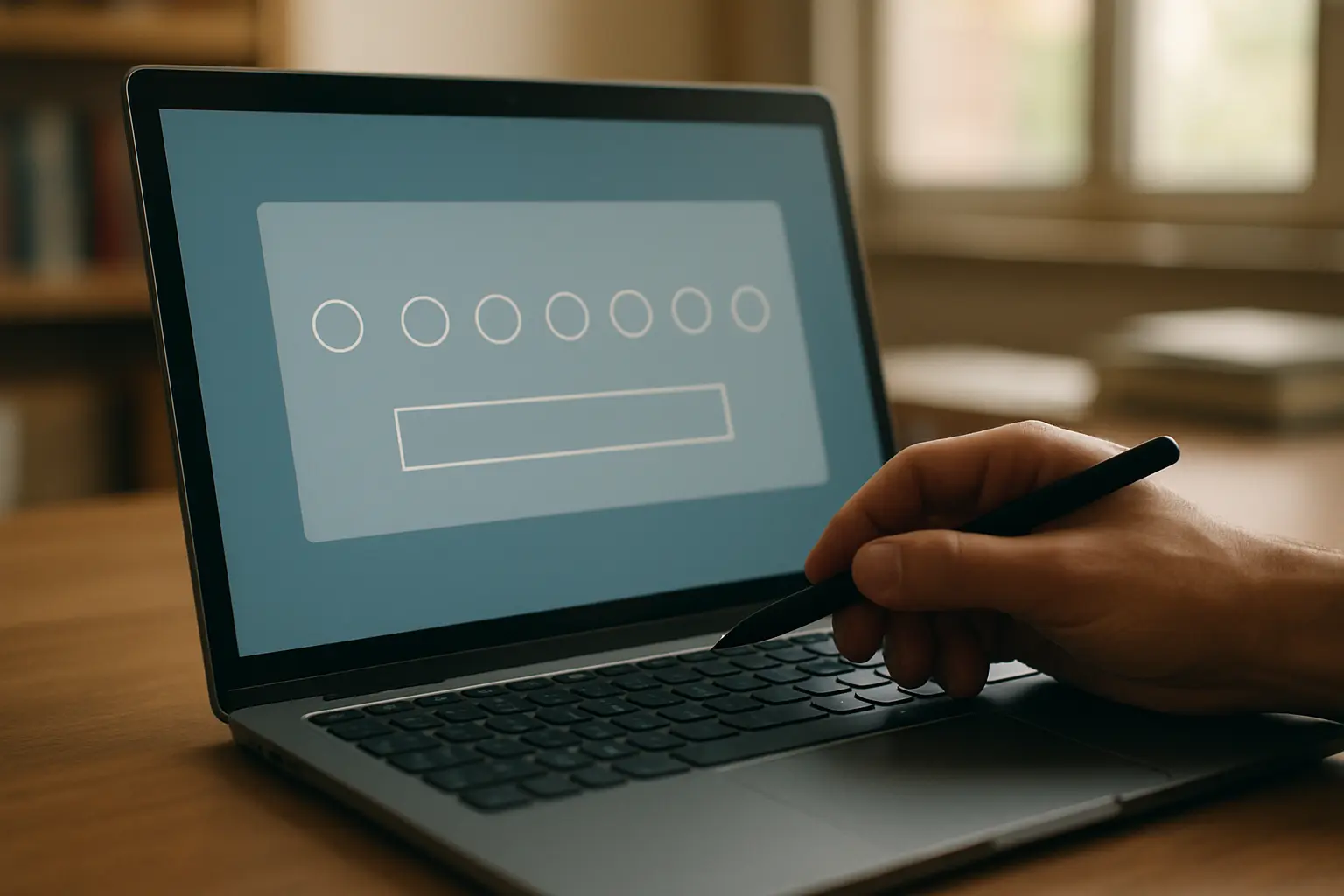 Interface d'un logiciel de questionnaire en ligne affichant des questions à échelle de Likert
